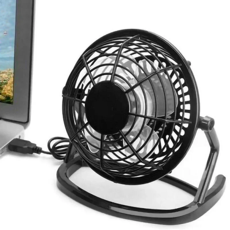 180Degree Rotatable Fan Mini USB DC 5V Cooler Desk Fan Summer Fashion Portable Desktop Cooling Fans for Notebook Laptop Computer
