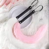 56CM PU Leather  Handle Foxtail Horse Whip Spanking Whip for Horse Training 1