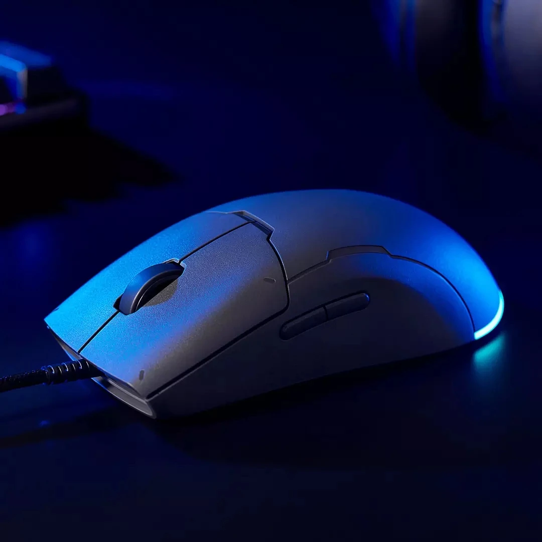 Xiaomi Game Mouse Lite com Luz Rgb Cinco Engrenagens Ajustadas 80 Milhões de Hits Ttc Micro Move 220 Ips - Imagem 4