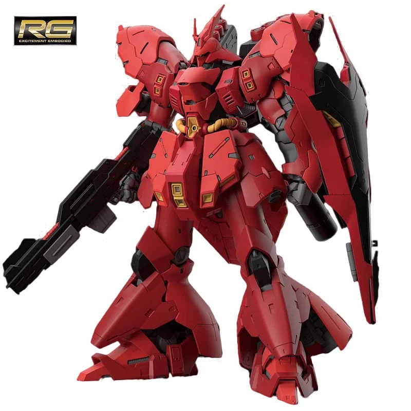 

BANDAI Original Model RG 1/144 MSN-04 SAZABI Assemble Model Action Figures Transformation Robot Model