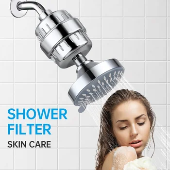 Filtro per Doccia ad Alta Efficienza, Cartuccia Purificante per Rimozione Cloro, Prefiltro per Scaldabagno