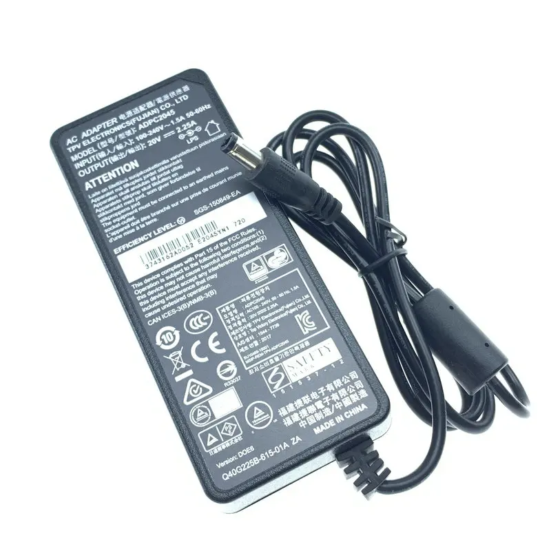 Фото Зарядное устройство ADPC2045 для MSI Optix G24C4/G27C4 G272 (3CB5) G241, игровой монитор, оригинал, 20 в, 2,25 А №2