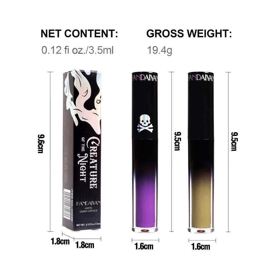 11 colors Matte Velvet Lip Gloss Waterproof Liquid Lipstick Nude Black Lips tint Makeup Lip Glaze Cosmetics Red Lip Stain Beauty