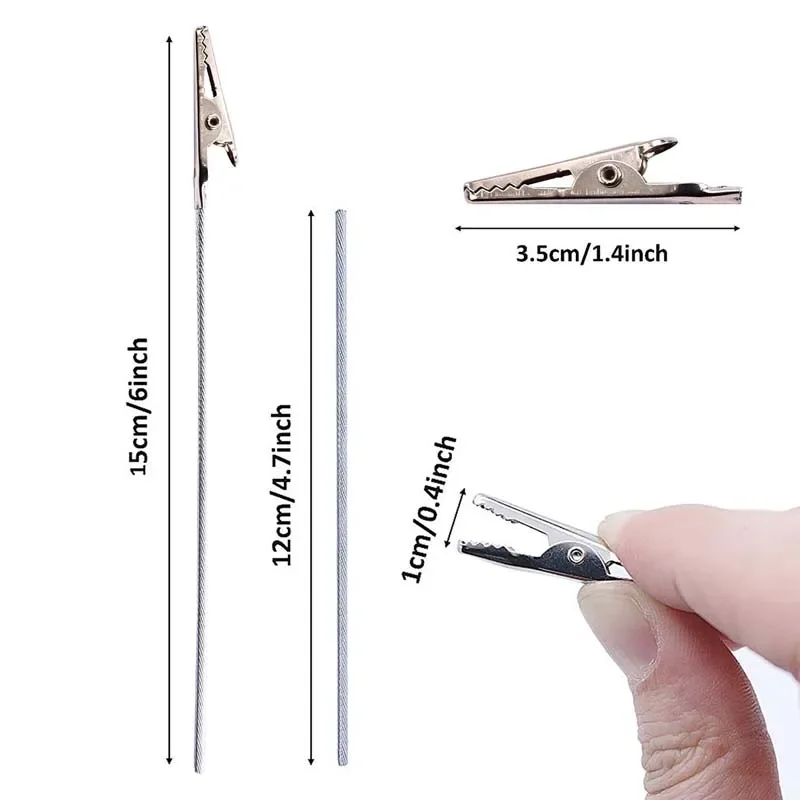 20Pcs Metal Place Cards Wire Clip Desk Place Card Holders Note Memo Photo Clip Holder Table Desktop Decoration Clips