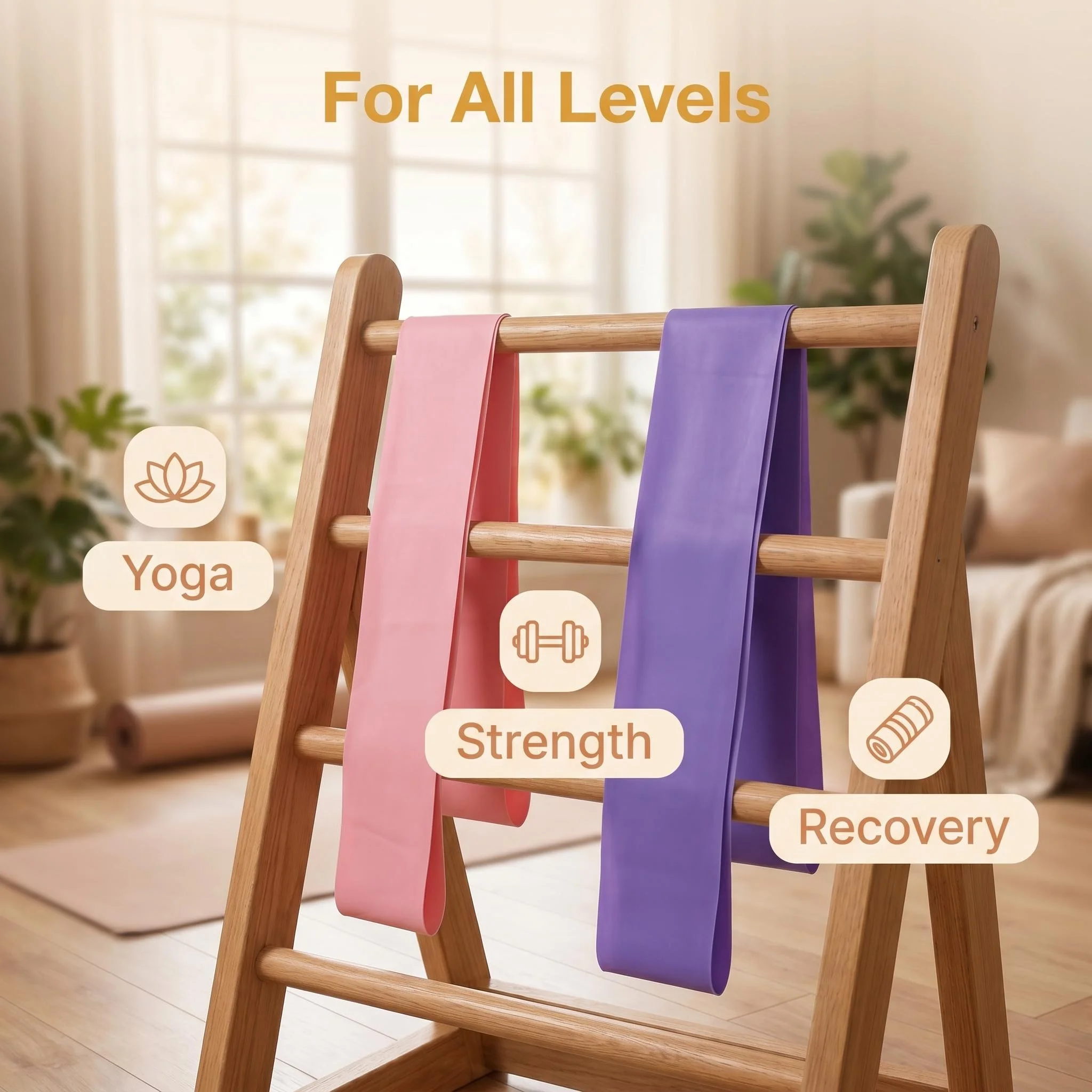Multifunctional High-Elastic Yoga & Pilates Resistance Bands