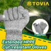 Anti-cut garden work gloves HPPE material extra long garden gloves can protect palms and arms New garden protection tools 1
