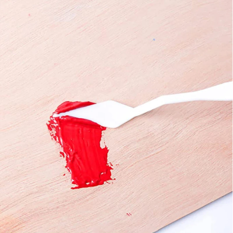5pcs Mixed Plastic Palette Knife Set Watercolor Gouache Oil Painting Scraper Spatula Shove Knife Painting Oil Painting Tools