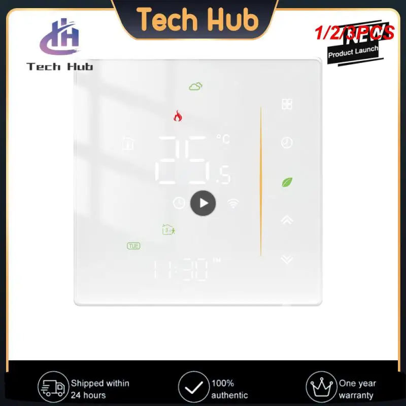 

1/2/3PCS Thermostat WiFi Wireless Room Temperature Controller of Water/Electric Floor Heating Gas Boiler Humidity Tuya Work with