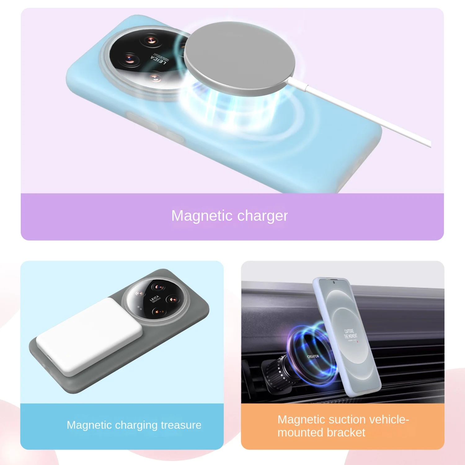 Soft Liquid Silicone MagSafe-Compatible Protective Case for Huawei Honor Magic Series