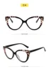 New Design Comfortable Spliced Colors Cat Eye Shape Anti Blue Light Blocking Computer Optical TR90 Frame Glasses Eyewear 4