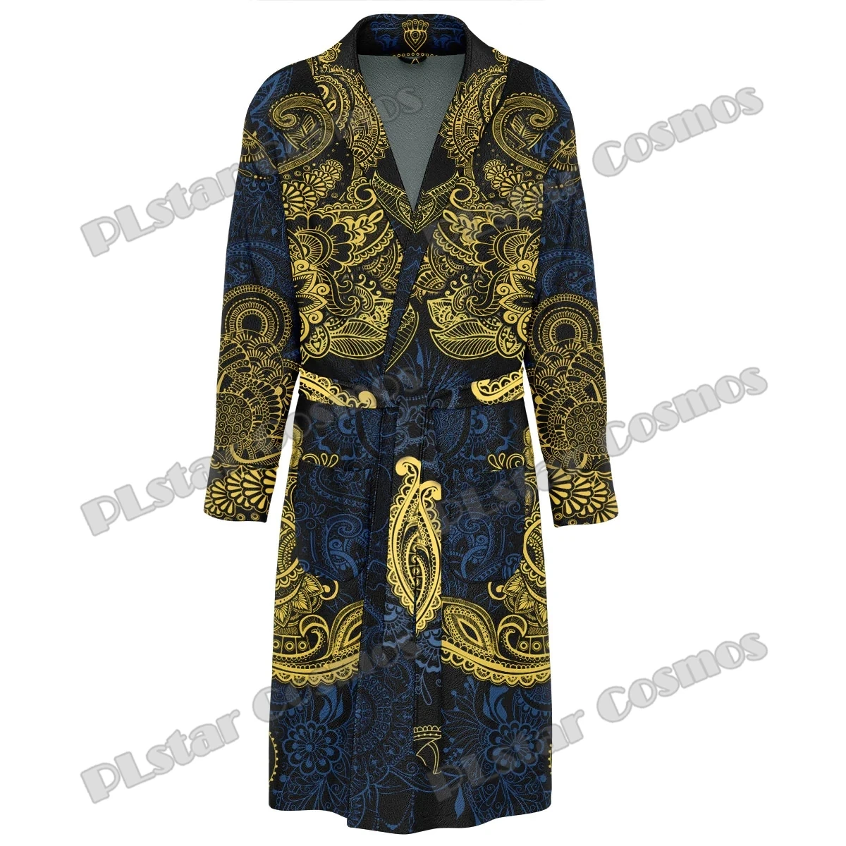 

PLstar Cosmos Tattoo Symbol Pattern 3D All Over Printed Men's Robes & Wraps Winter Flannel Warm Long Robes for Women SP06