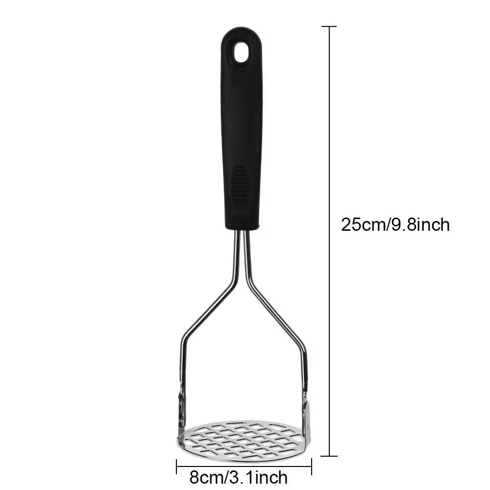1PC Kitchen Stainless Steel Potato Crusher and Garlic Juice Machine Manual Crusher garlic masher potato masher