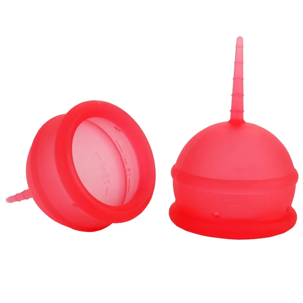 1pc Silicone Menstrual Cup Feminine Hygiene Lady Cup Prevent Side Leakage Period Collector Menstrual Vigin Care S/L Size