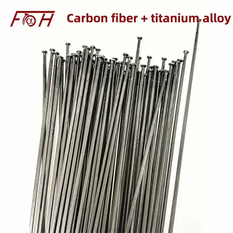 1.8g Lightweight Carbon Fiber Spokes for Road Bike/Mountain Bike, High Strength Aero Design, TT Bike Carbon Spokes 3