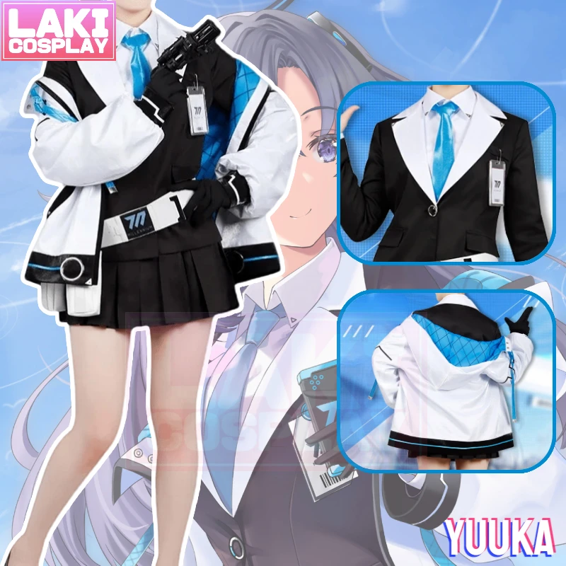

Yuuka Cosplay Costume Game Blue Archive Yuuka Cosplay Hayase Yuuka Costume and Cosplay Halloween Party Role Play Outfit