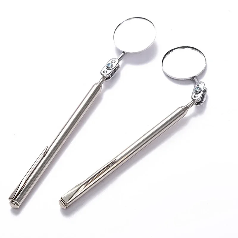 Portable Car Angle Observation Mirror Auto Telescoping Detection Lens Inspection Round Mirror Car View Pen Extending Hand Tools 4
