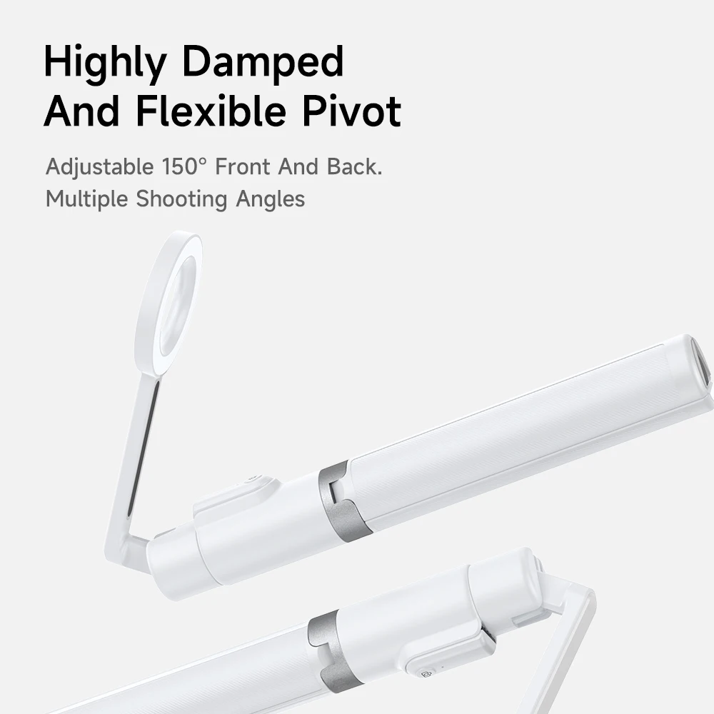 Selfie Stick Tripod 54-Inch Portable Travel Stand MagSafe 360&deg; Rotation Anti-Shake For iPhone Samsung Huawei
