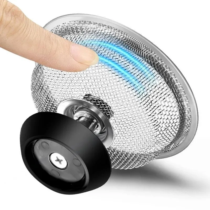 Kitchen Sink Filter Stainless Steel Anti-blocking Sink Sewer Strainers Bathroom Floor Drains Net Hair Catcher Garbage Filters kitchen sink filter,sink strainer,sink filter,kitchen sink strainer,hair drain catcher