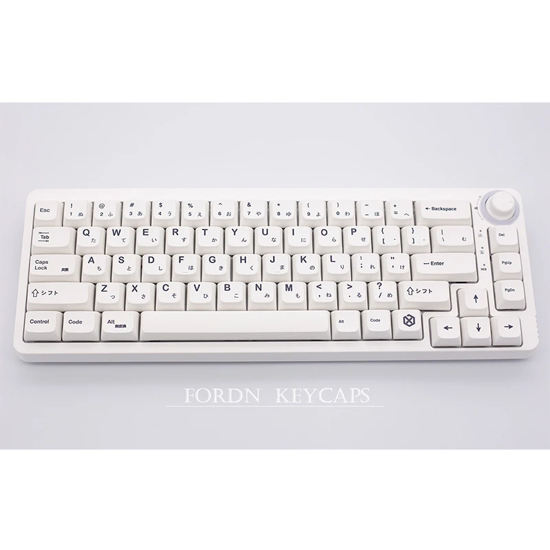 Keycaps Brancos Minimalistas para Teclado Mecânico Keycaps Personalizados Perfil Xda Personalizado Keycap Japonês Pbt 125 Teclas - Imagem 2