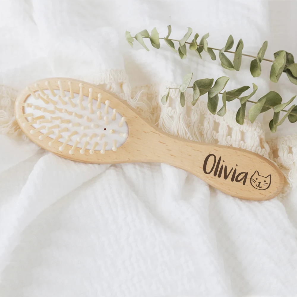 Custom Baby Brush Personalized Baby Brush Engraved Baby Shower Gift New Mom Gift Newborn Gift Hair Brushes