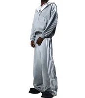 Y2k New HCW Sports Two Piece Set Men and Women Harajuku Hip Hop Striped Embroidered Zipper Hoodie Fashion Sweatshirt Pants Suit 1