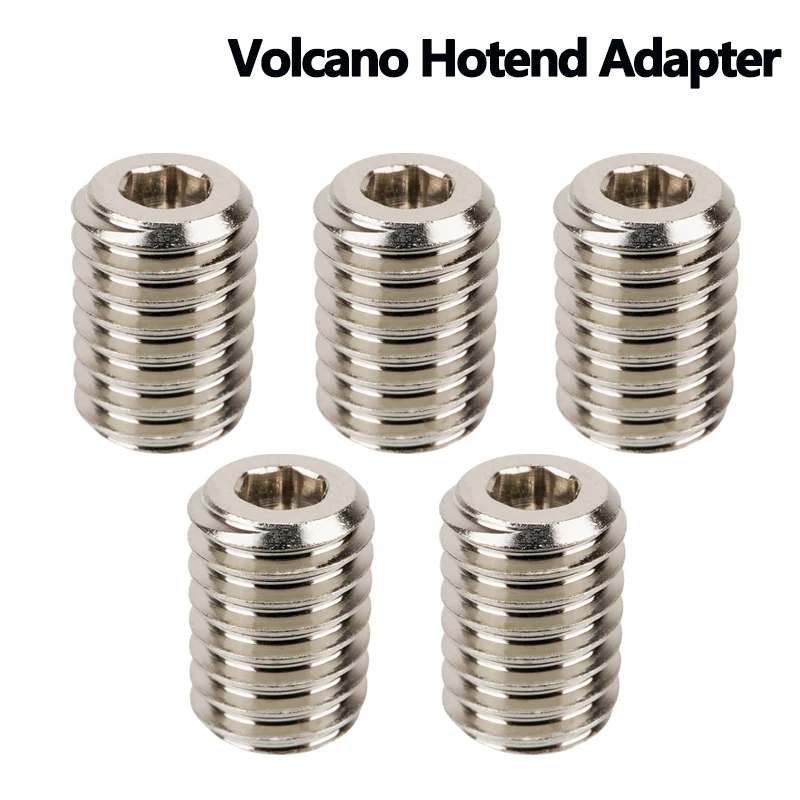 CHT V6 Volcano Hotend Adapters For Volcano Heater Block to V6 Nozzle High Flow CHT Nozzle Copper Connector