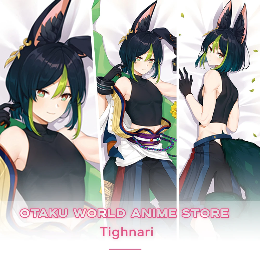 

Genshin Impact Tighnari Dakimakura Anime Otaku Waifu Decor Hugging Body Pillow Case Cushion Pillow Cover Bedding Pillows Decor