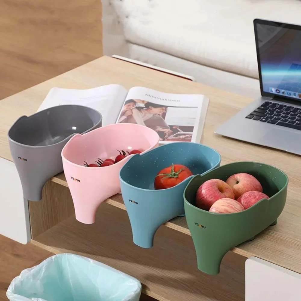 Sink Strainer Drain Basket Fruit and Vegetable Washing Basket Hanging Drainer Rack Kitchen Accessories
