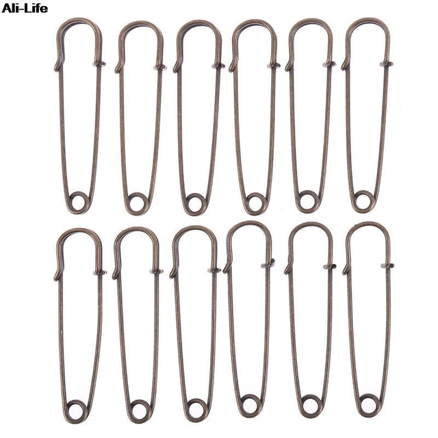 Large Safety Pins Heavy Duty  Safety Pins Decoration Large - Large  Stainless Steel - Aliexpress