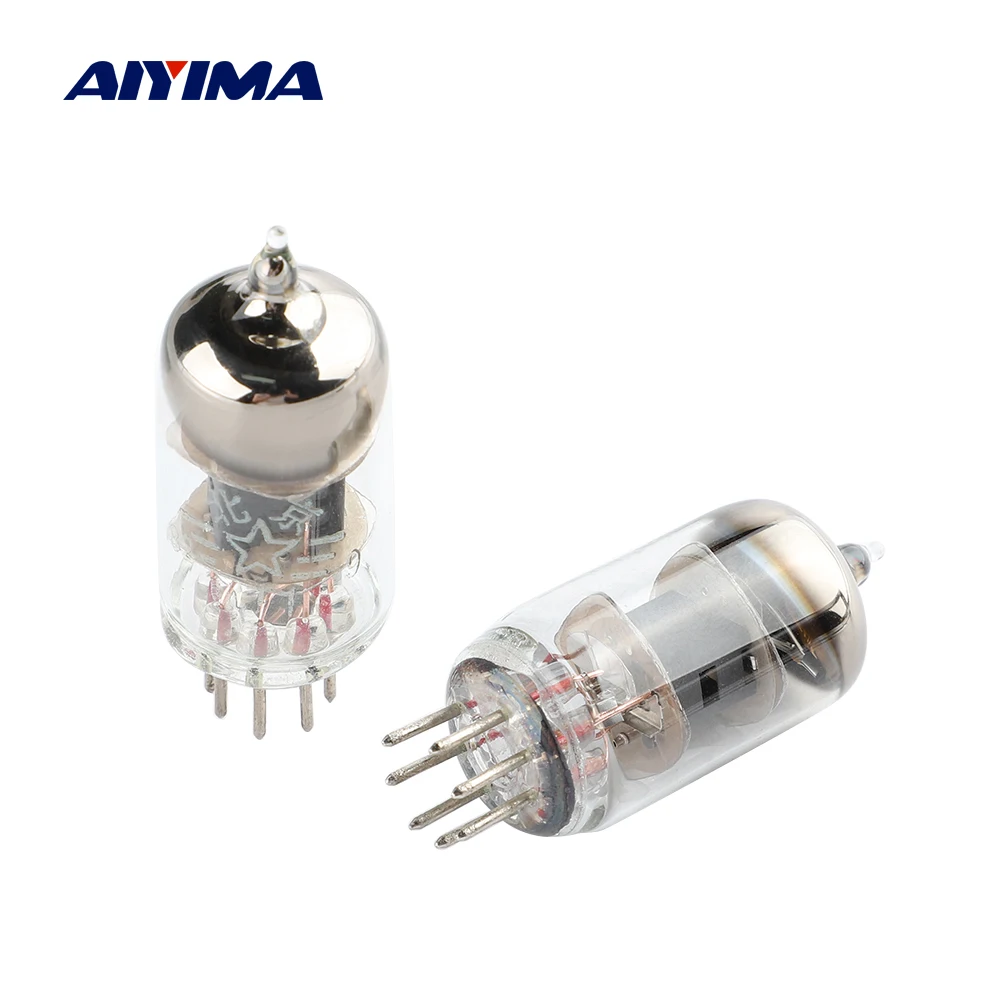 

AIYIMA 2Pcs 6J1 Valve Vacuum Tube Replacement For 6AK5/6AK5W/6Zh1P/6J1/6J1P/EF95 Pairing Tube Amplifier Preamp