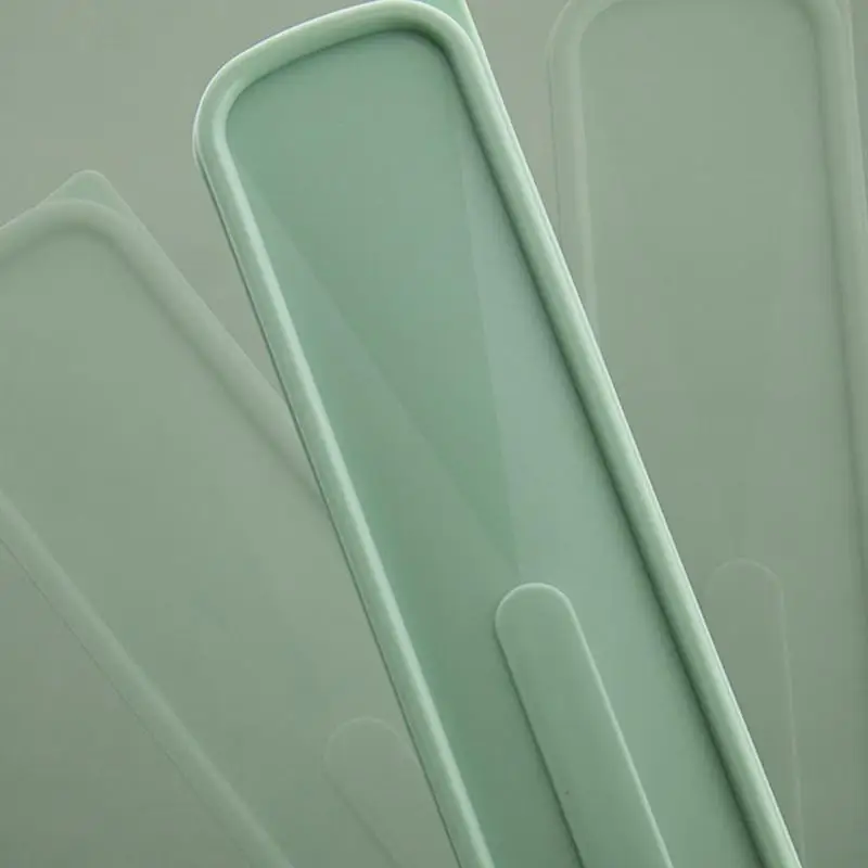 Tableware Box Portable Flip Cover Type Cutlery Case Environmentally Friendly Spoon Storage Box Drop-resistant Household Supplies