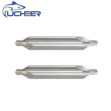 

UCHEER Solid Carbide A Type Center Drill Bits 60 Degree Countersink cutter milling