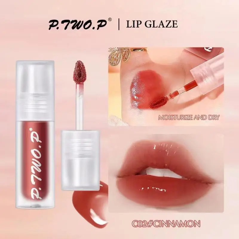 Mirror To Matte Texture Lip Glaze Fine Smooth Waterproof Lip Gloss Lasting Moisturizing Liquid Lipstick Sexy Red Lip Cosmetics