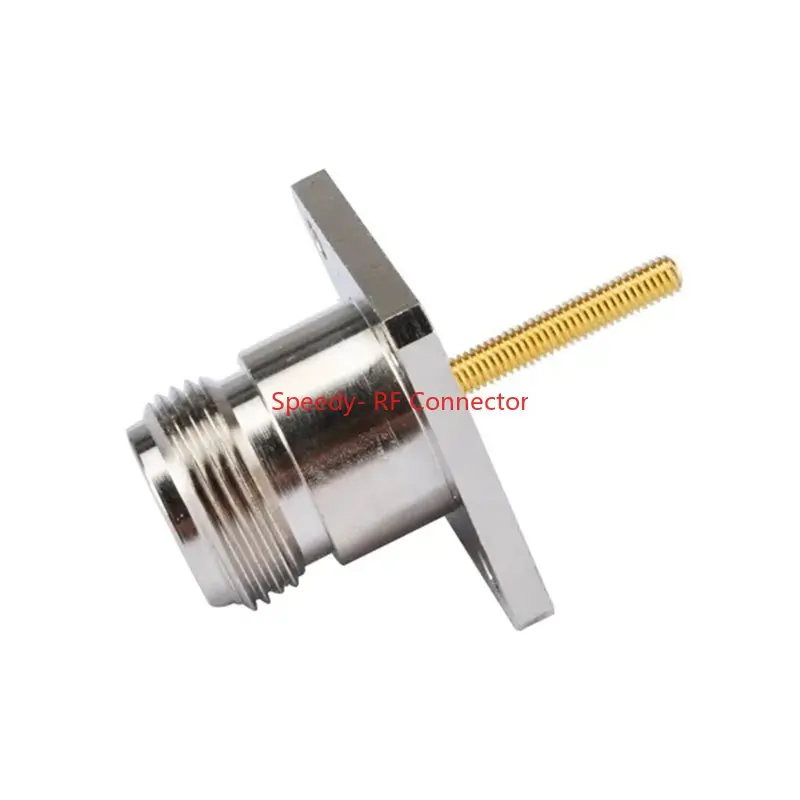 tipo Conector Fêmea L16 Prova Reta da Água Flange de Furos Solda da Montagem do Painel Bronze rf Entrega Rápida n