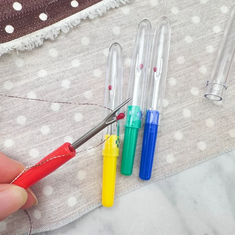 5개 소형 재봉틀 스티치 리퍼 세트, 재봉실 분리기, 스티치 리퍼, 실 커터, 가위 분리기 세트