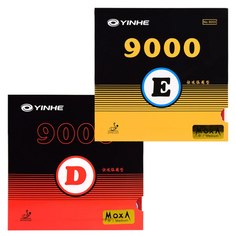 Yinhe sticky rubber for table tennis fast attack with loop ping pong game 9000d 9000e