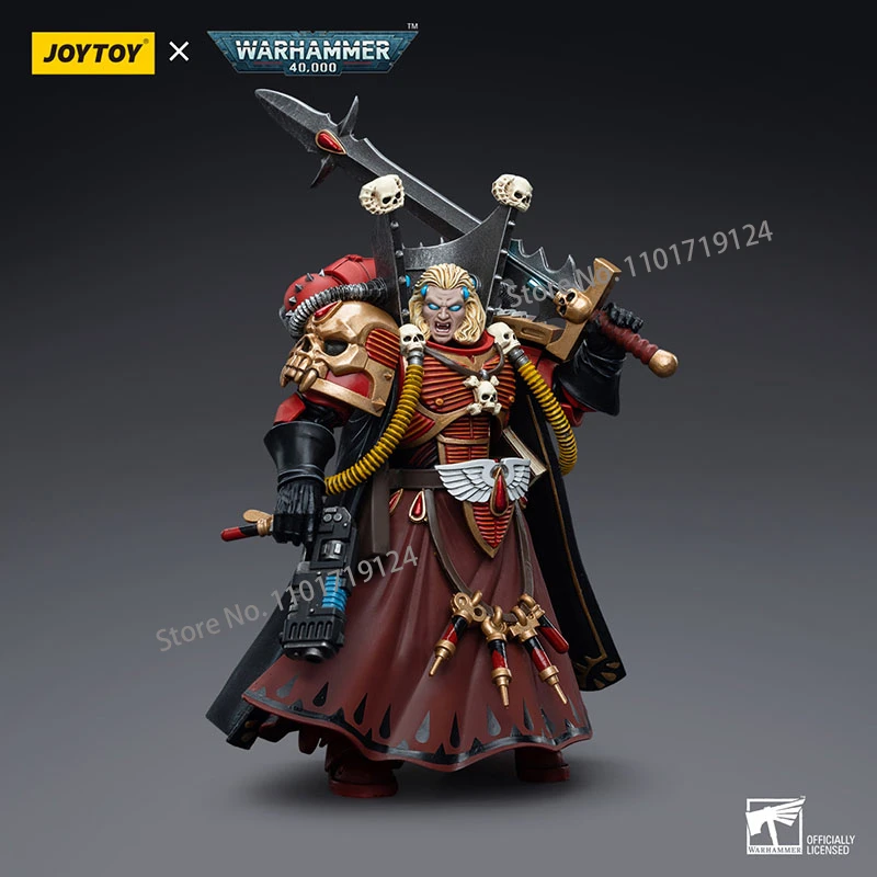 

JOYTOY 1/18 Blood Angels Mephiston Action Figure Warhammer 40K Anime Game Soldier Figurine Model Collectible Toy