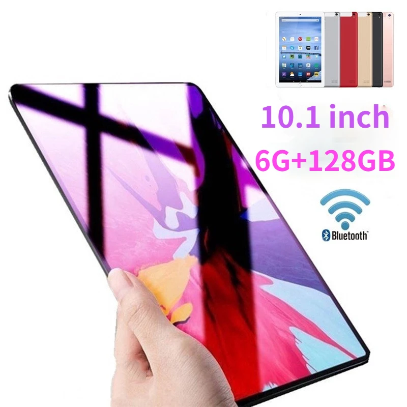 best budget tablet 2022 New Hot 10.1 Inch Tablet 6G+128GB Android 9.0 Eight-core Core HD WiFi Dual SIM Free Shipping tablets android cheap tablets