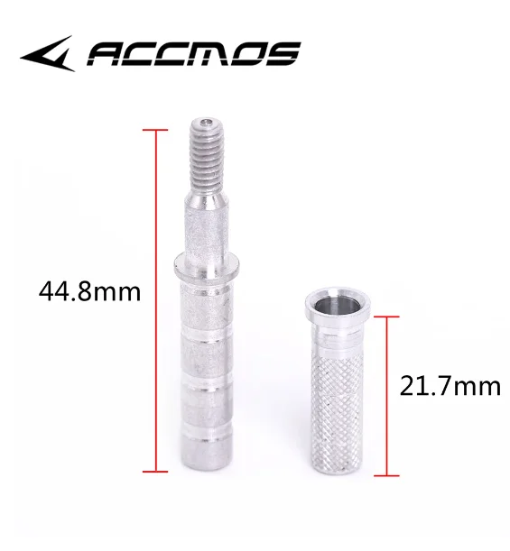 15/30pc Bogens chießen Pfeil verbinder Aluminium einsatz ID 6,2mm od 7,6mm Pfeil für Take-Down Pfeils chaft Jagd zubehör Compound bogen