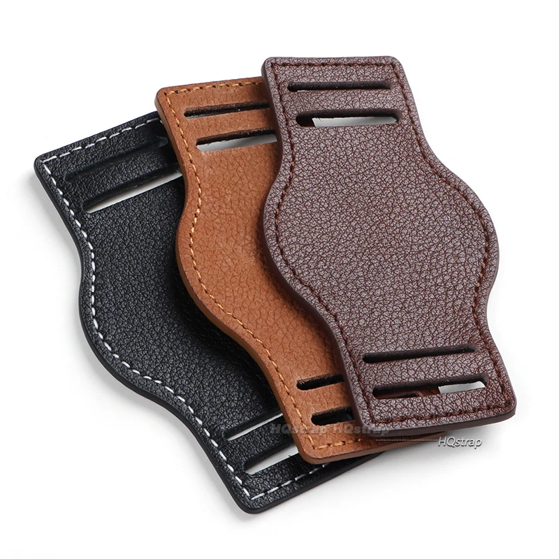 Vintage Genuine Leather Watch Strap – Premium Cowhide Wrist Band Replacement