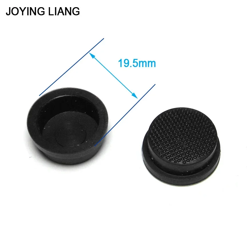 C8 Flashlight Switch Caps Black Waterproof Rubber Pad Button Cap Light 17.6mm Torches Switch Hat Accessories