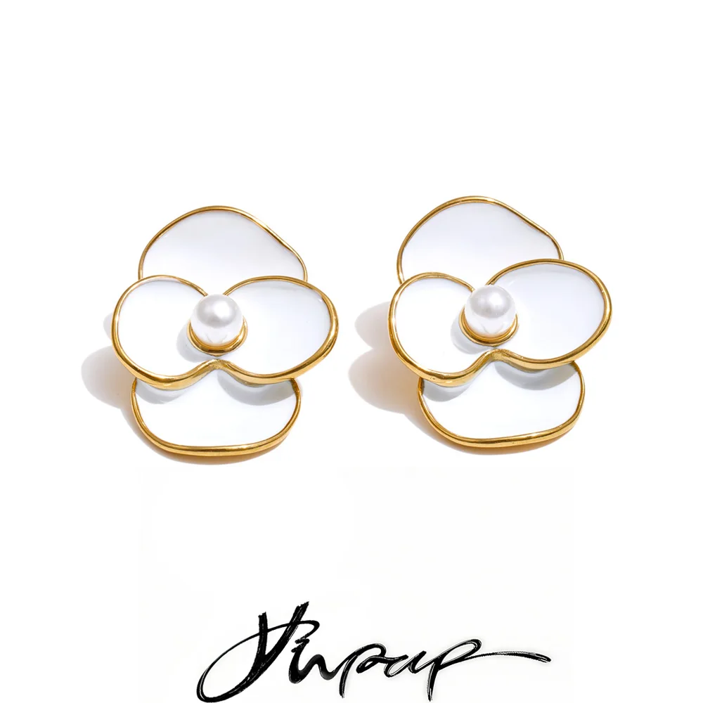 Yhpup Earrings Stainless Steel Daily Use