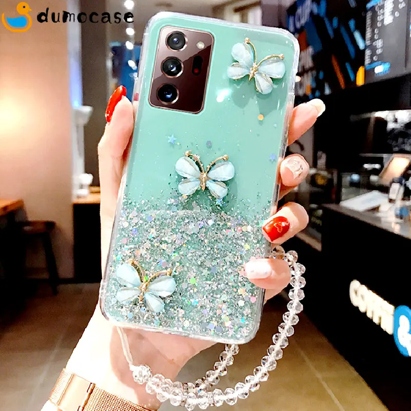 Shiny Sequins Crystal Lanyard Phone Case for Huawei P50 P40 P30 P20 Pro Honor 50 20 10 Lite 9x Nova 7 8 SE Y8s Bling Soft Funda_voghion.com