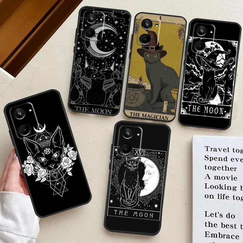 Mystical Moon Tarot Witch Cat Phone Case