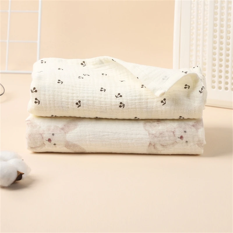 

Baby Bath Towel Nursery Blankets for Boys Girls Cotton Blanket Neutral Soft Lightweight Toddler & Kid Throw Blanket