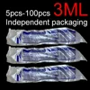 3ML Plastic Syring Injectors Ink Pets Feeding Tool Analyze Disposable Nutrient  Syringe Without Needles Independent packaging 1