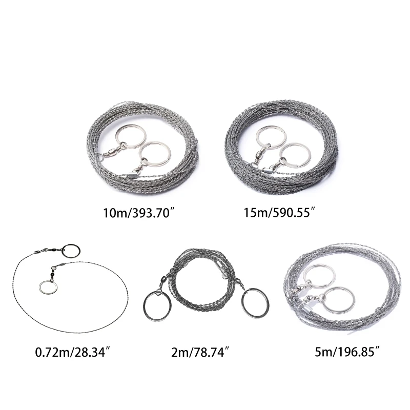 Q2Q4 Survival Stainless Steel Hand Pocket Wire Outdoor Emergency Rescue Gear