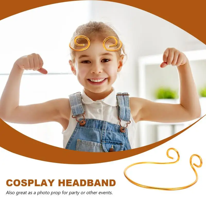 Kostüm Kopfschmuck Affe Cosplay Haar Hoop Maskerade Stirnband Make-Up Stirnbänder Edelstahl Zubehör Kind – Detail 4