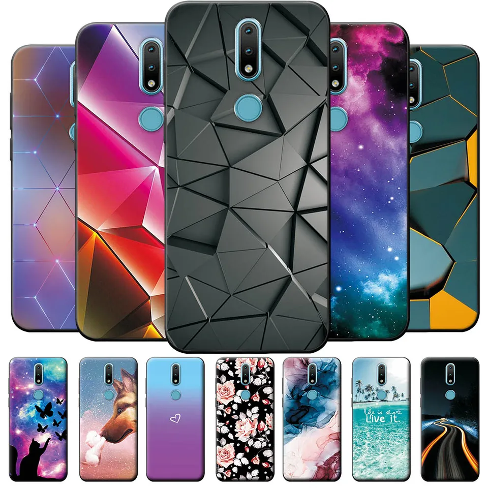 Saturcase Custodia Portafoglio Per Nokia 2.4: In Pelle PU Marrone, Con Chiusura Magnetica, Slot Carte E Supporto