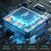 AMD 7"Screen Mini PC Ryzen 9 6900HX 8 Core DDR5 2xLAN 2.5G NVMe 2*Type-C Win11 Small Office/Home Computer WiFi6 BT5.2 HD DP 2